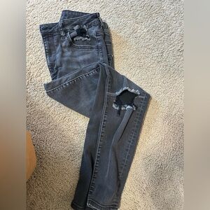 American Eagle Outfitters Gray Skinny Jeans